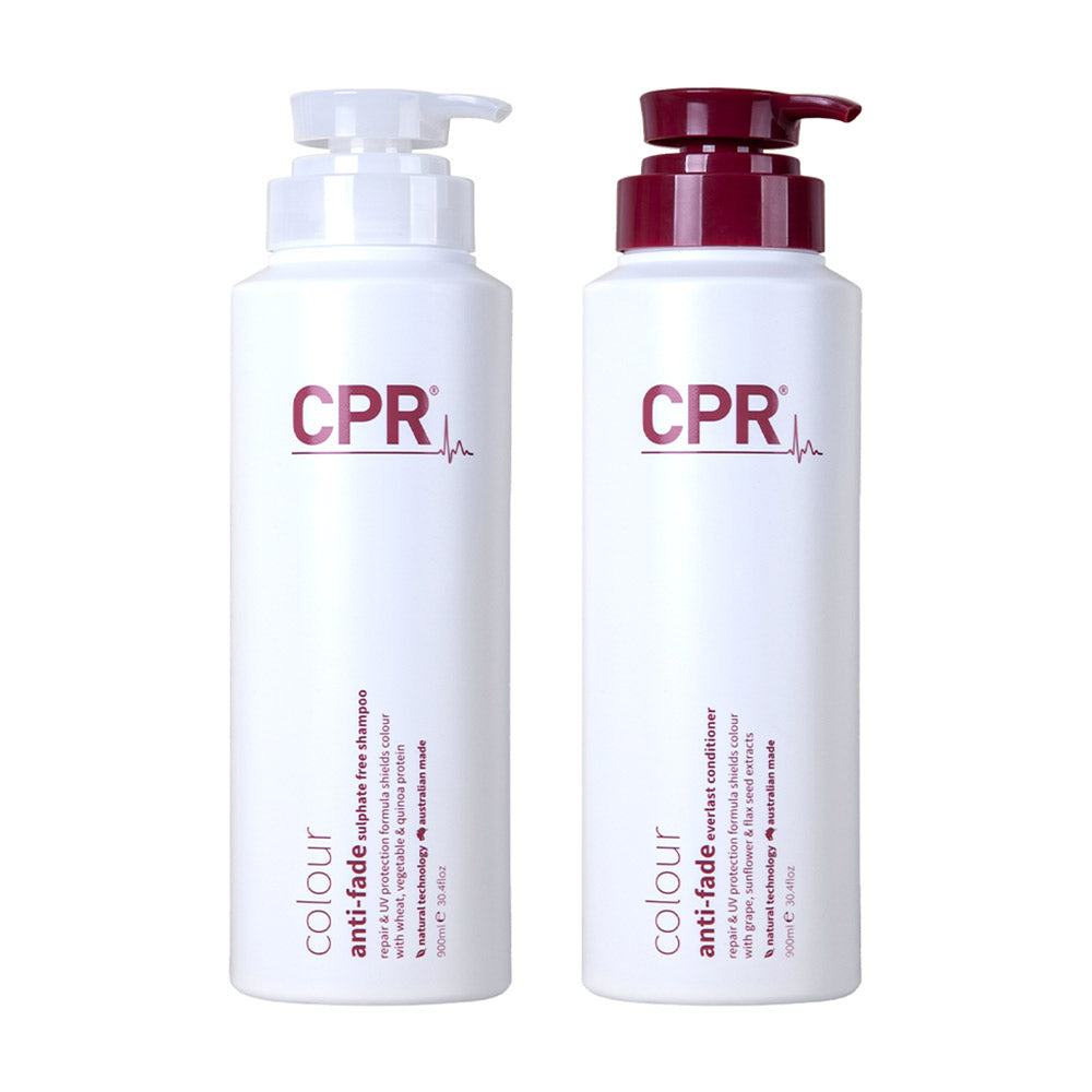Vitafive CPR Colour Anti-Fade Sulphate Free Shampoo and Conditioner 900ml Shampoo/Conditioner Vitafive CPR