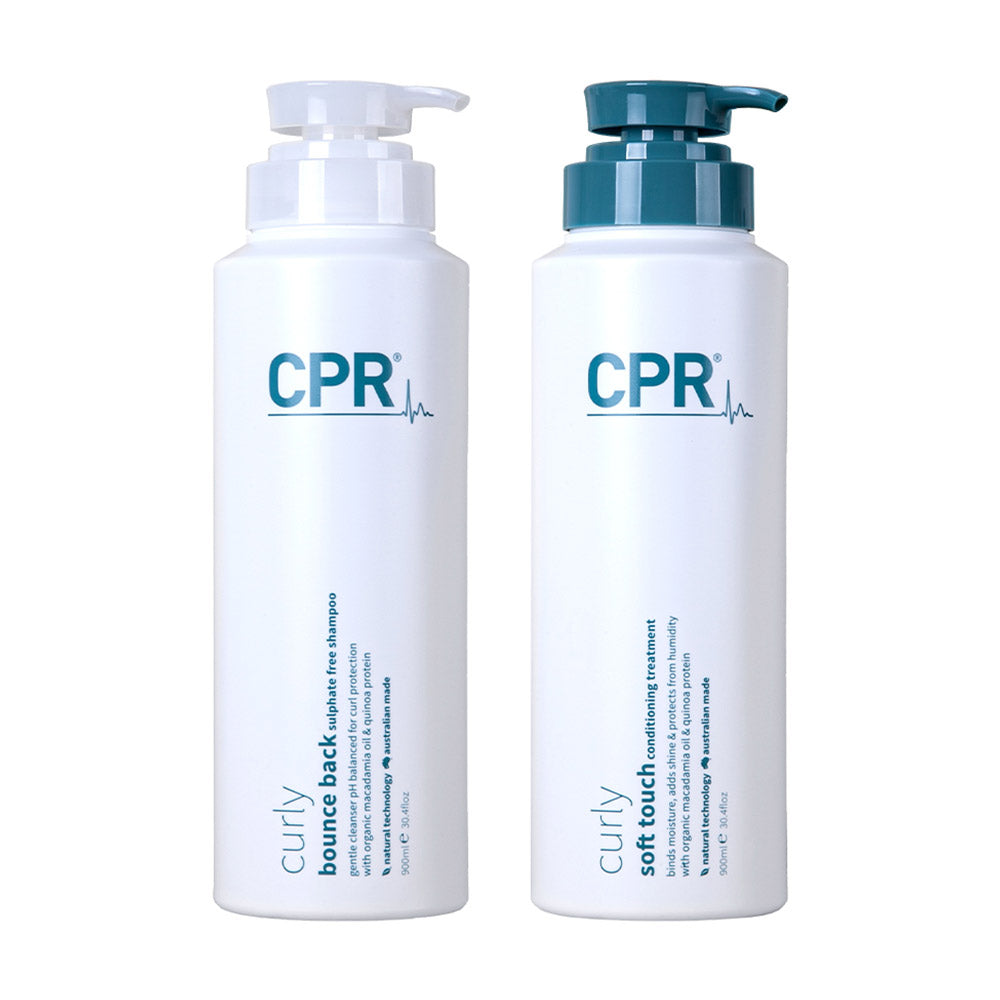 Vitafive CPR Curly Bounce Back Sulphate Free Shampoo and Conditioner 900ml Shampoo/Conditioner Vitafive CPR