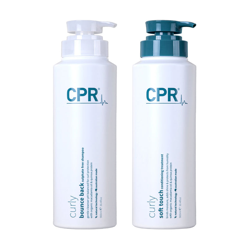 CPR Curly Bounce Back Sulphate Free Shampoo and Conditioner 900ml