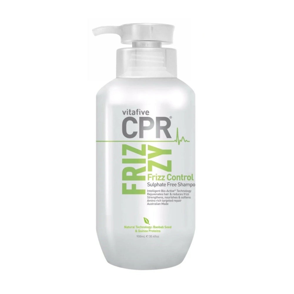 Vitafive CPR Frizz Control Sulphate Free Shampoo 900ml Shampoo/Conditioner Vitafive CPR