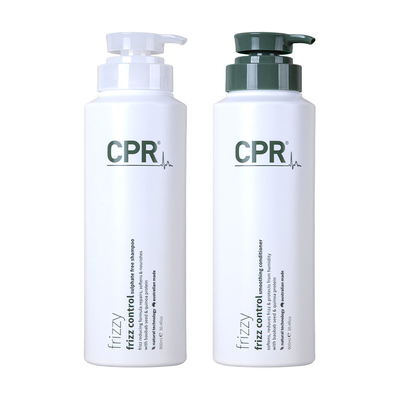 CPR Frizzy Frizz Control Sulphate Free Shampoo and Conditioner 900ml
