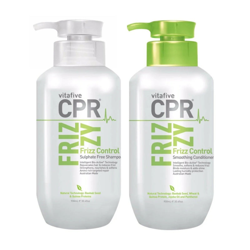 CPR Frizzy Shampoo and Conditioner Duo 900ml.