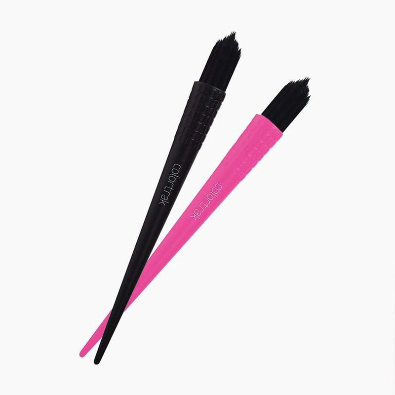 Colortrak Detailing Brush Feather Black & Pink 2pk