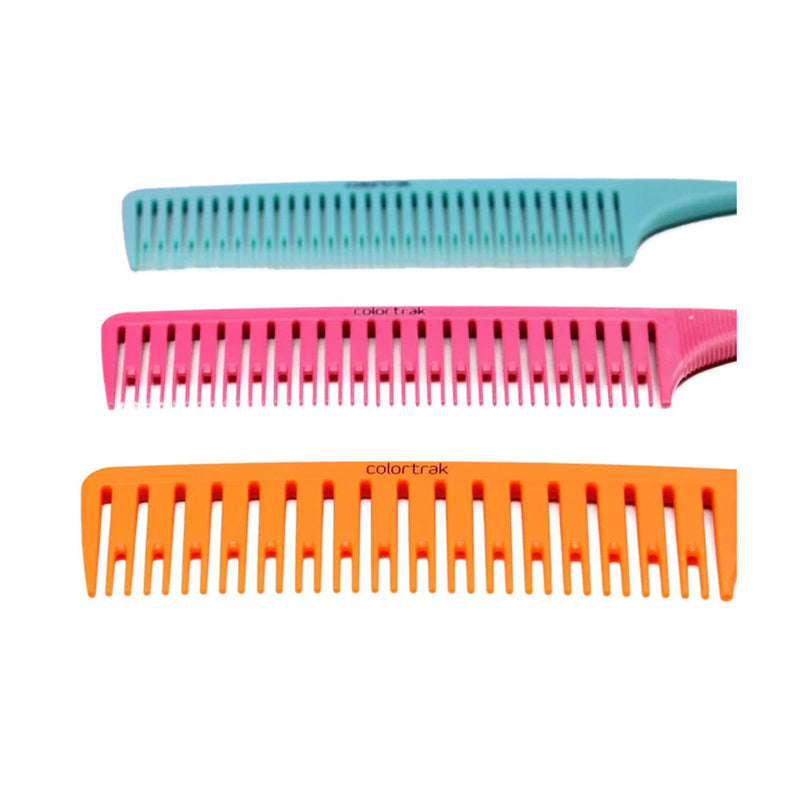 Colortrak Fast Trak Highlighting Combs 3pk Retail Colortrak