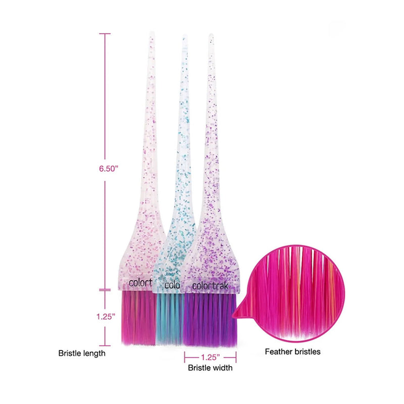 Colortrak Mini Glitter Brush 24pk Retail Colortrak
