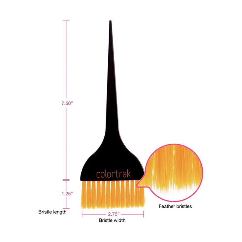 Colortrak Tooltrak Brush Set & Holder Orange Dimensions
