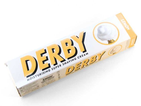 12x Derby Lemon Shaving Cream Tube 100g