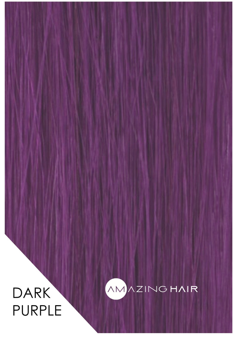 Amazing Hair Premium Tape Extensions Dark Purple Pkt 20pcs (Half Head) 20”