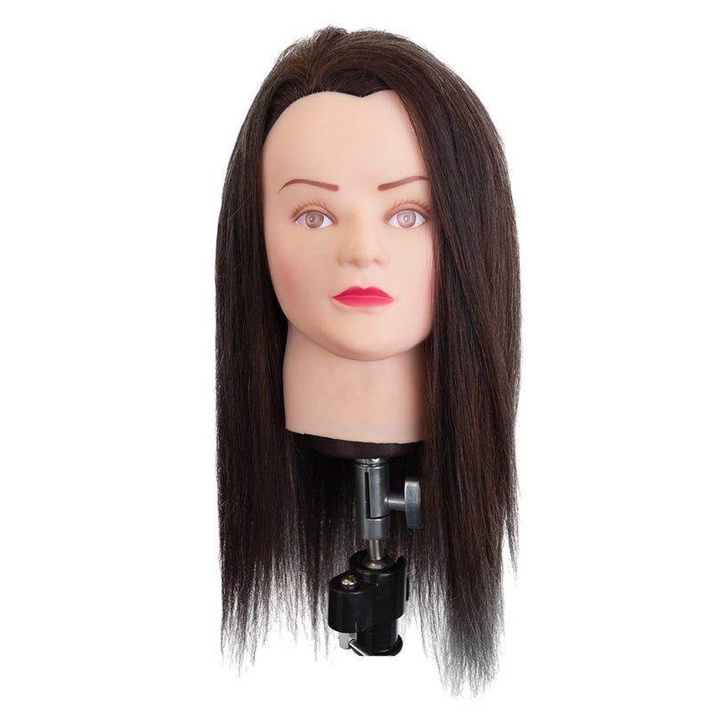 Dateline Professional Slip On Mannequin Long Indian Hair Brown - Andrea