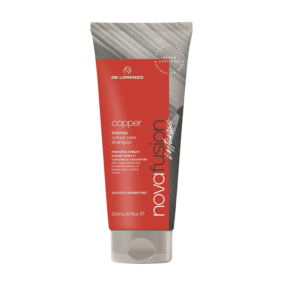 De Lorenzo Novafusion Intense Colour Shampoo Copper 200ml Colouring Shampoo/Conditioner De Lorenzo
