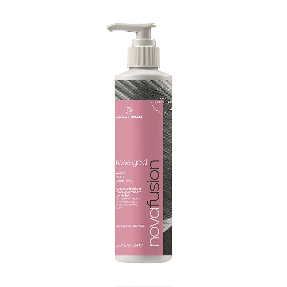 De Lorenzo Novafusion Rose Gold S 250ml Colouring Shampoo/Conditioner De Lorenzo
