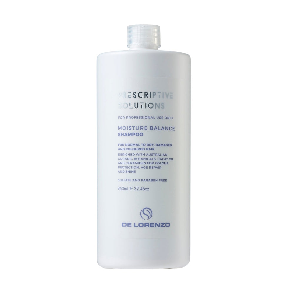 De Lorenzo Prescriptive Solutions Moisture Balance Shampoo 960ml Shampoo/Conditioner De Lorenzo