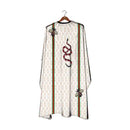 Deyaz Replicape Premium Salon Cape White With Two Stripes Capes Deyaz