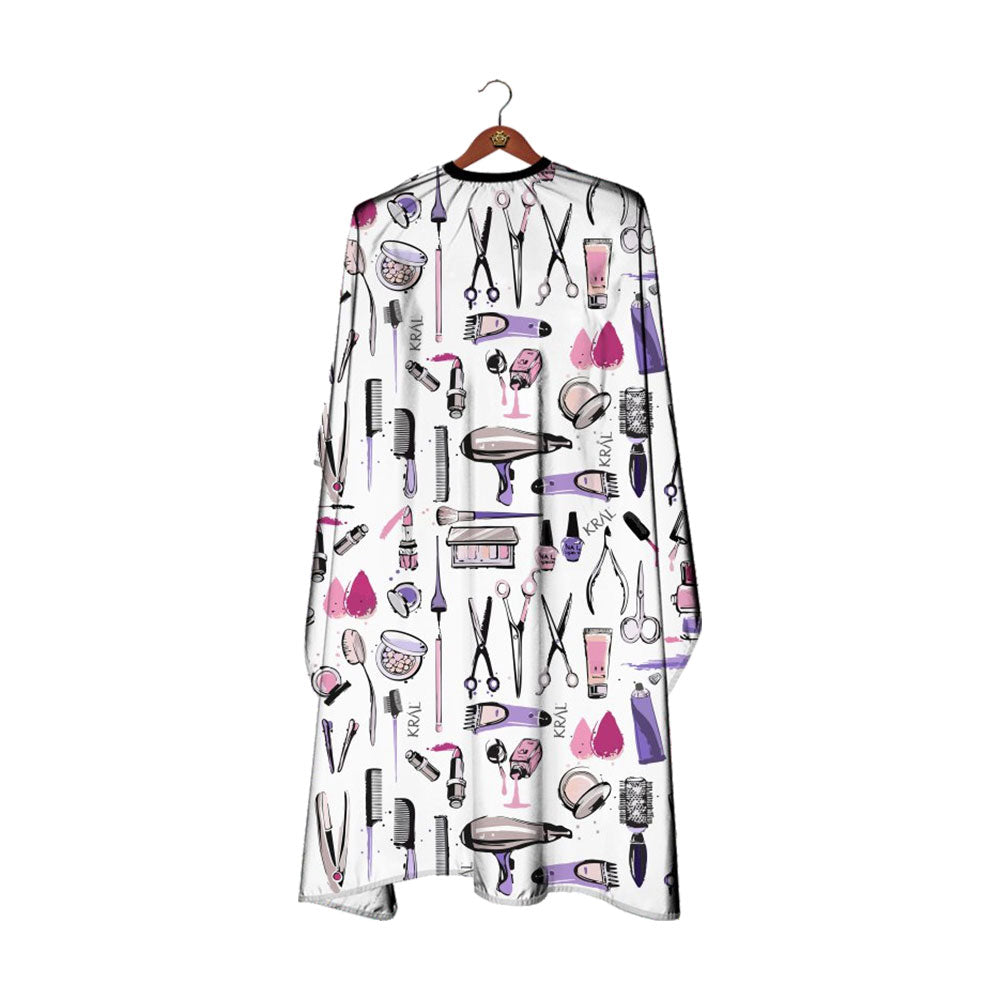 Deyaz Premium Salon Cape Salon Tools White Capes Deyaz
