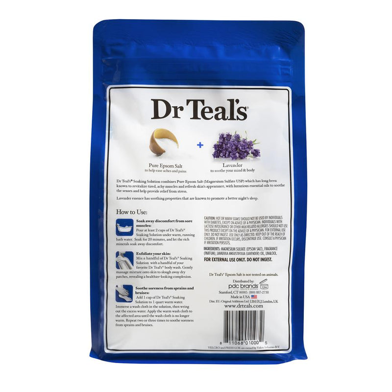 Dr Teal's Epsom Salt Lavender 1.36kg