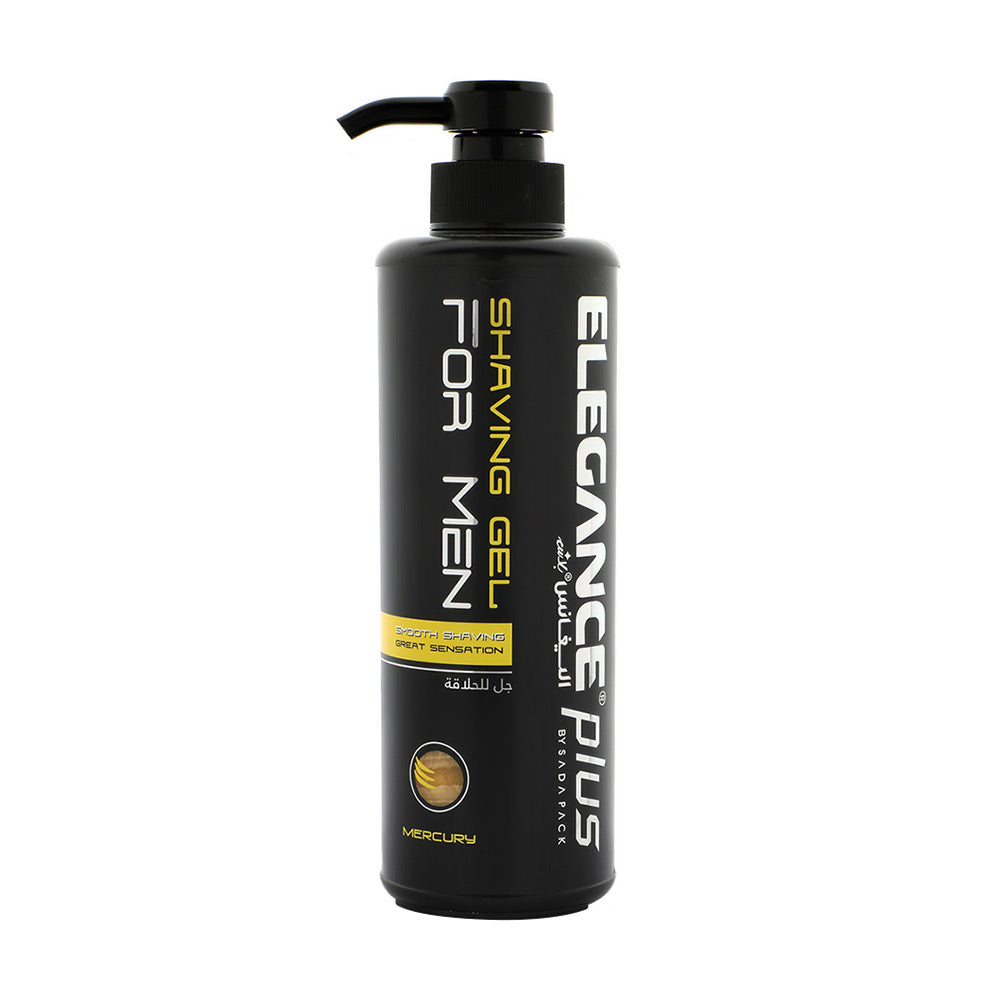 Elegance Plus Shaving Gel Mercury Yellow 500ml Shaving Products Elegance