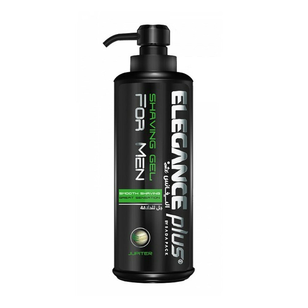 Elegance Plus Shaving Gel Jupiter Green 500ml Shaving Products Elegance