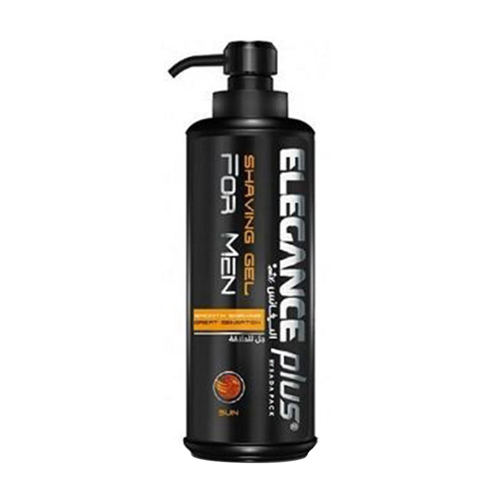 Elegance Plus Shaving Gel Sun Orange 500ml Shaving Products Elegance