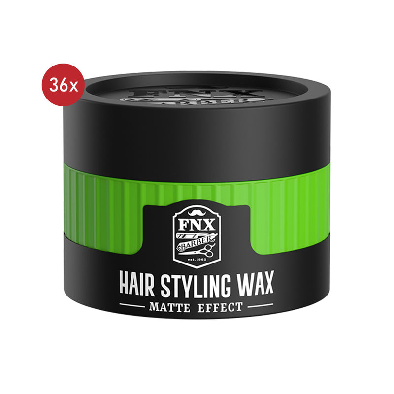 36x FNX Barber Hair Styling Wax Matte Effect 150ml (Carton Deal)