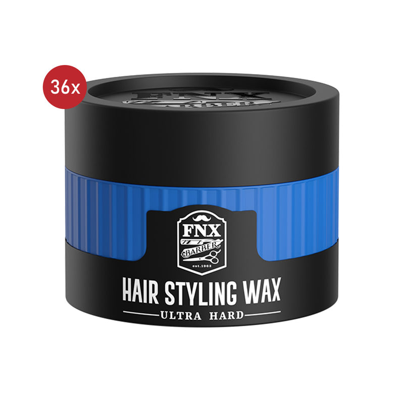 36x FNX Barber Ultra Hard Hair Styling Wax 150ml (Carton Deal)