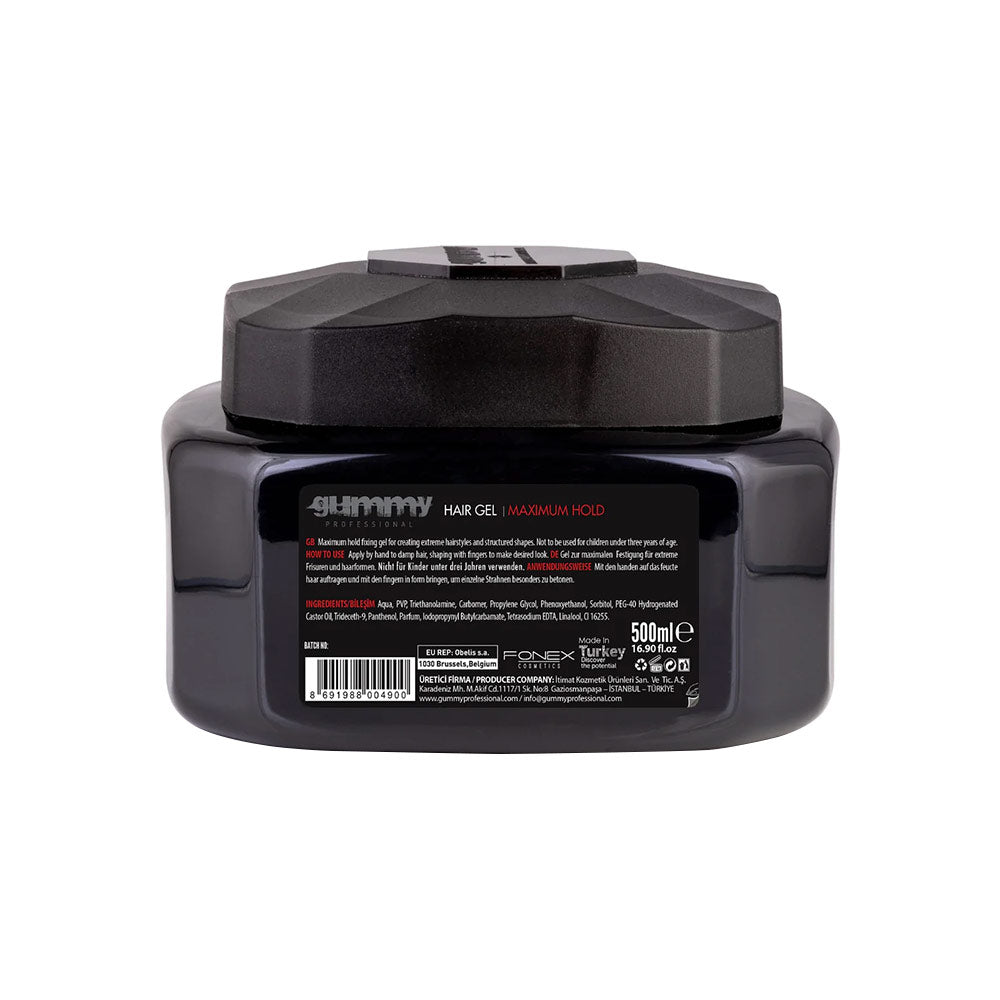 Gummy Professional Hair Gel Maximum Hold 500ml Hair Gel Gummy
