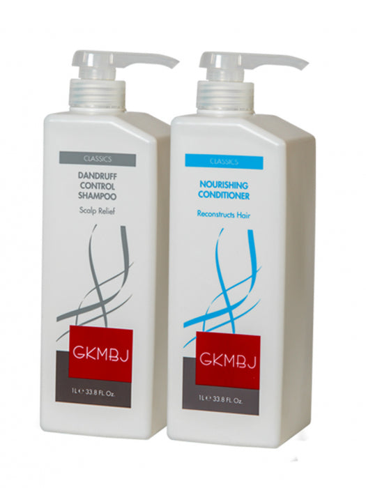 GKMBJ Dandruff Shampoo & Nourishing Conditioner Duo 1L