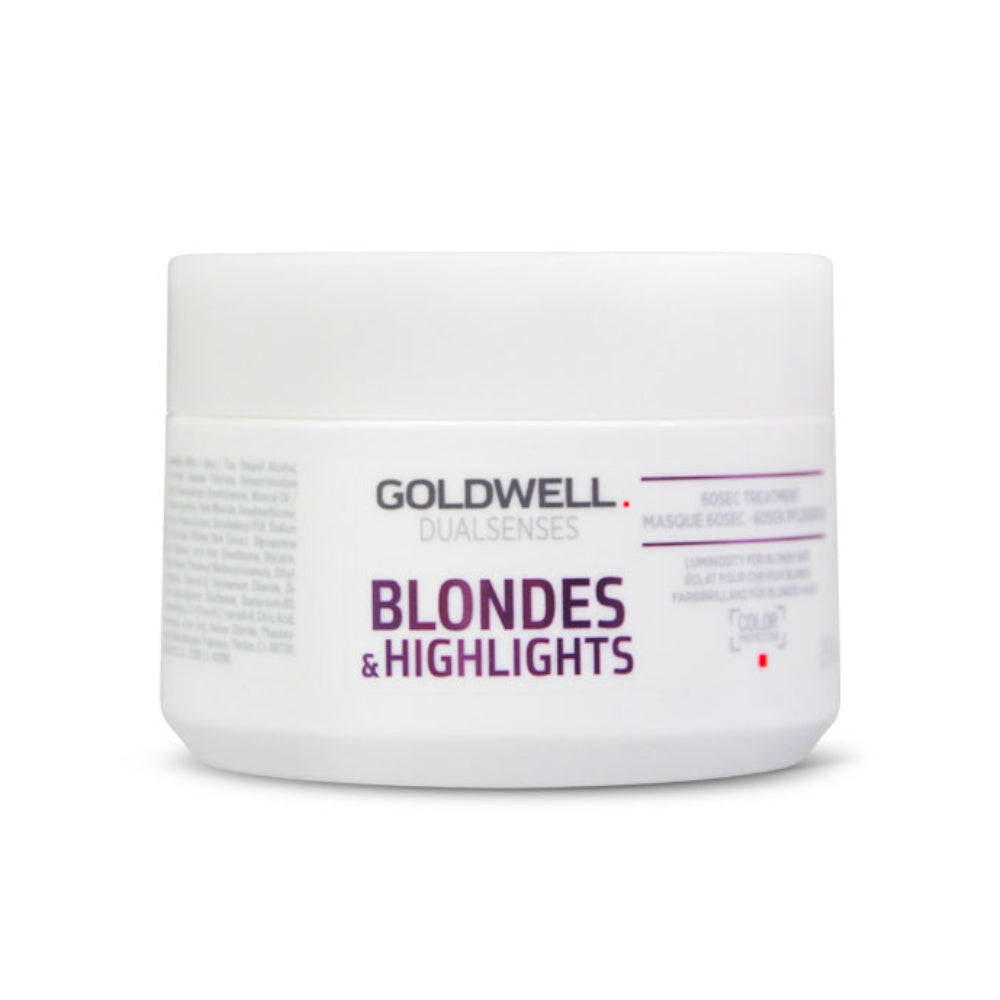 Goldwell Dualsenses Blondes & Highlights 60sec Treatment 200ml Hair Care Goldwell