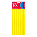 Hair FX Flexible Rollers Medium Yellow Retail Hair FX