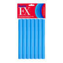 Hair FX Flexible Rods Medium Blue Retail Hair FX