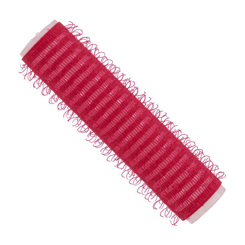 Hair FX Self Gripping 13mm Red Velcro Rollers single