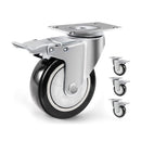 Karma Heavy Duty Lockable Castors Set 09000002 Beauty Beds Karma