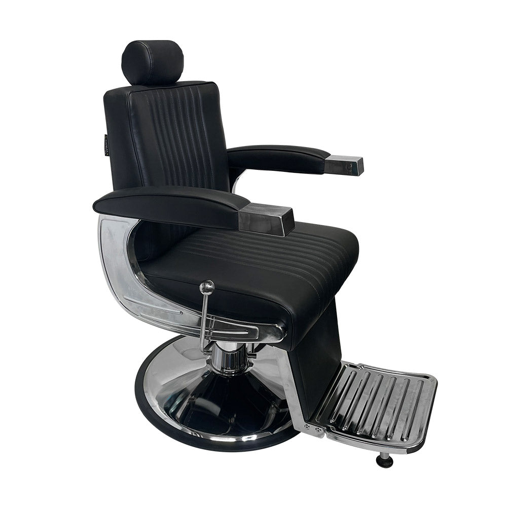 Karma Mt Isa Barber Chair Chrome & Black 04080102 Barber Chair Karma