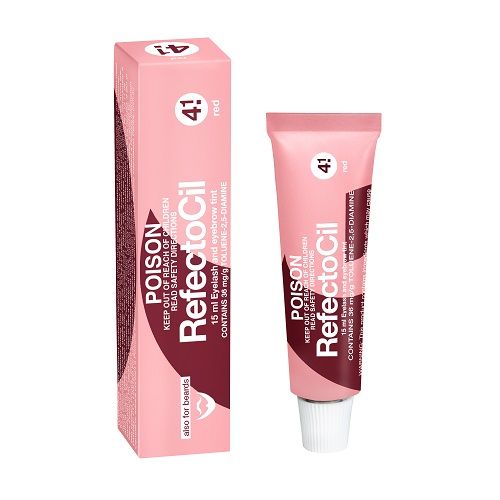 Refectocil Eyelash Brow Tint Colour No. 4.1 Red 15ml Eyelash Products Refectocil