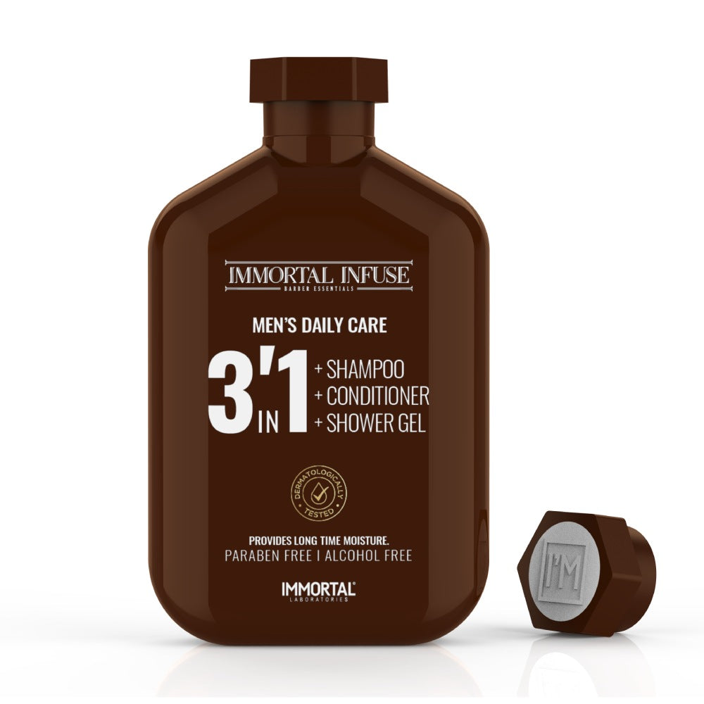 Immortal 3 in 1 Shampoo 500ml Shampoo/Conditioner Immortal