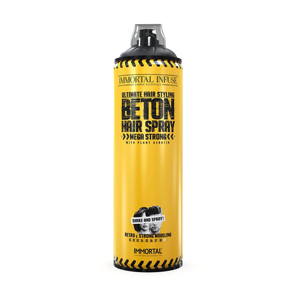 Immortal Infuse Beton Hair Spray Mega Strong Full Matte 500ml Hair Spray Immortal