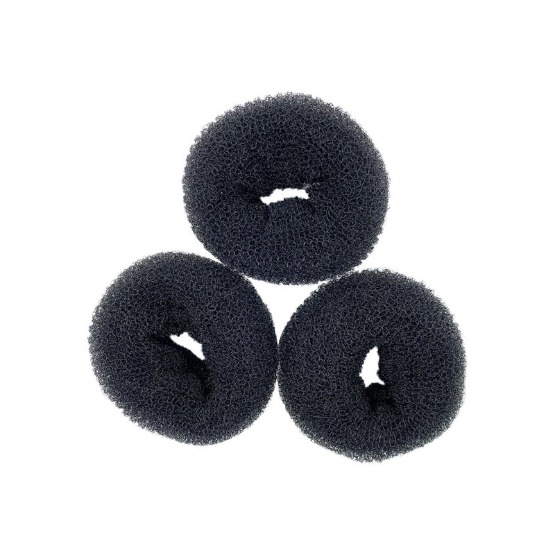 KYK Hair Donut 10cm Black
