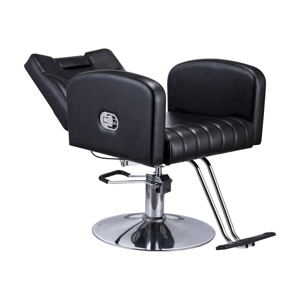 Karma Batlow Reclining Salon/ Barber/ Beauty Chair 02060102 - Black Salon Chairs Karma