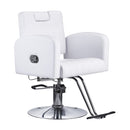 Karma Batlow Reclining Salon/ Barber/ Beauty Chair 02060402 - White Retail Karma