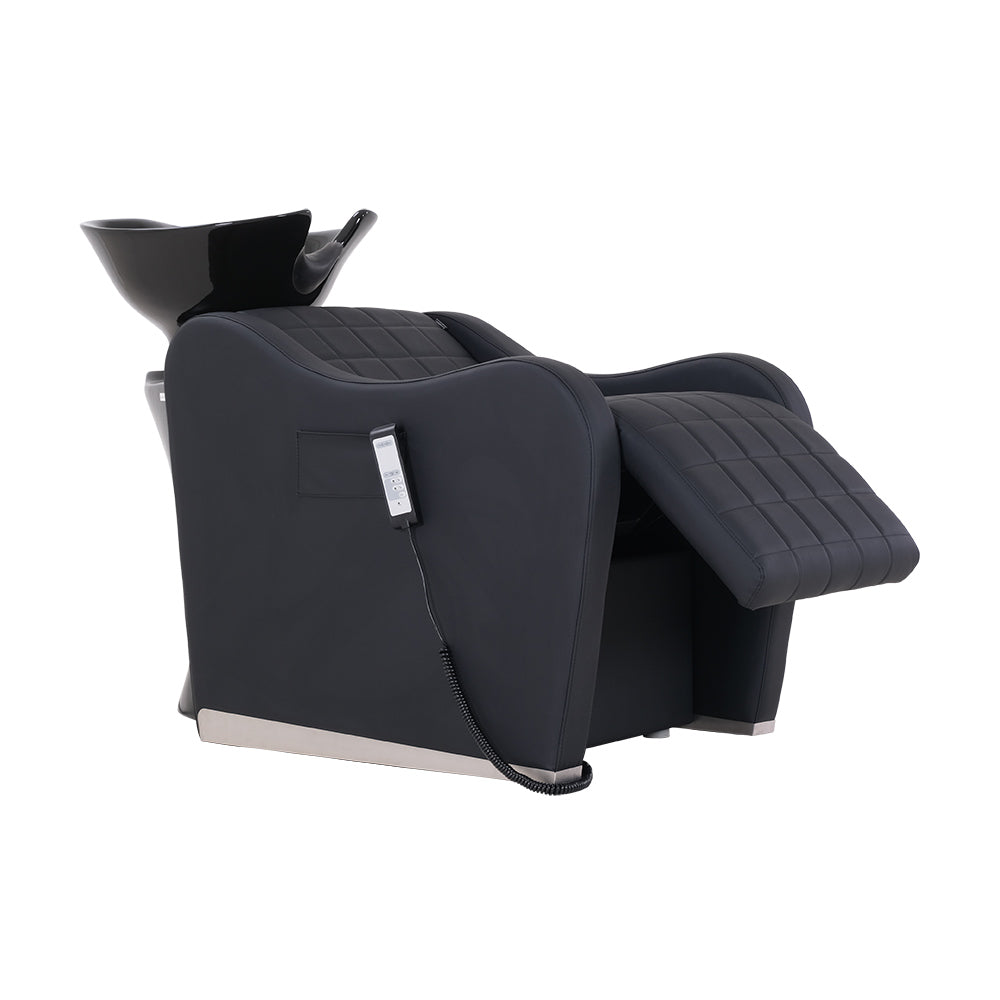 Karma Complete Shampoo Unit Flemington Basin With Massage Black With Black Deep Basin 03090101V Shampoo Units Karma