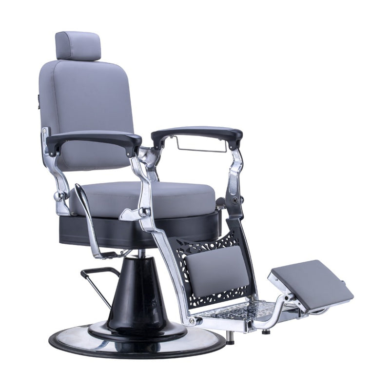 Karma Noosa Barber Chair 04041213 - Grey & Black Barber Chair Karma