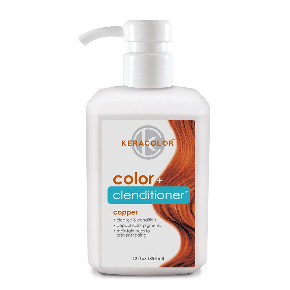 Keracolor Colour + Clenditioner Copper 355ml Colouring Shampoo/Conditioner Keracolor