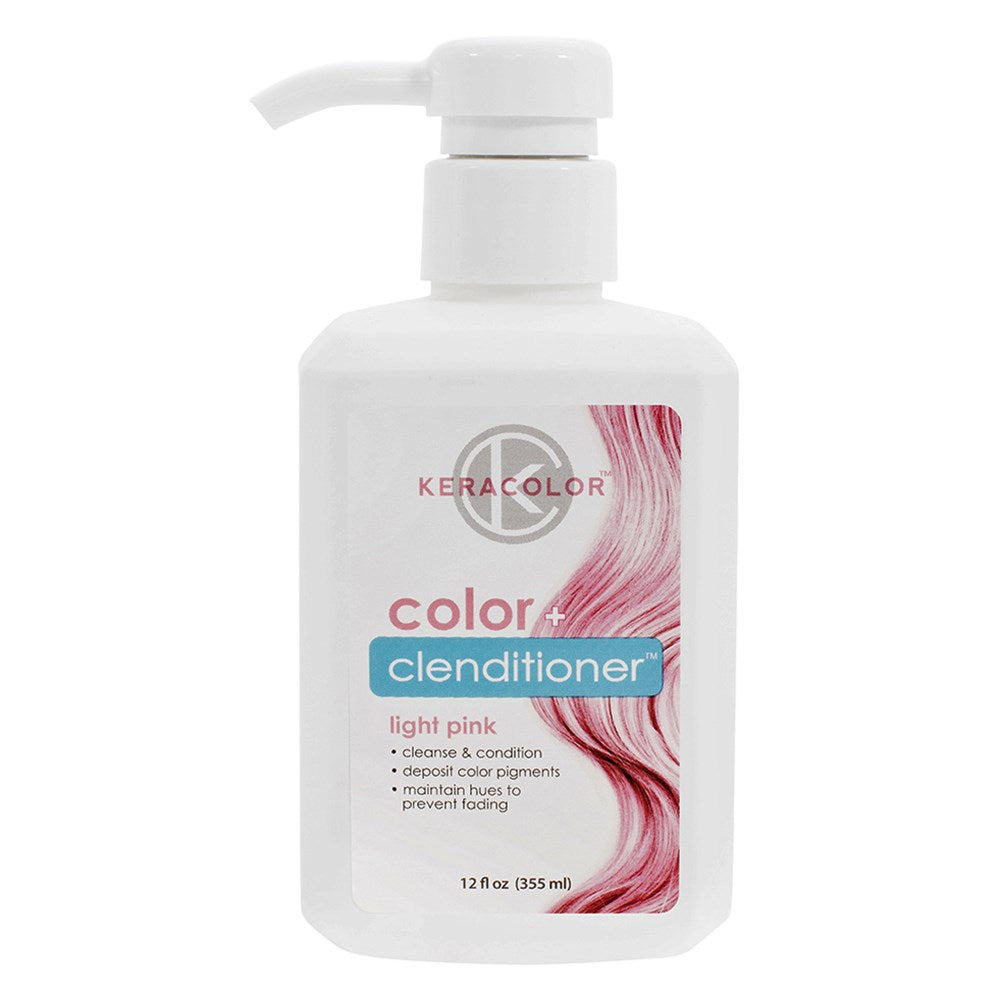 Keracolor Colour + Clenditioner Light Pink 355ml Colouring Shampoo/Conditioner Keracolor