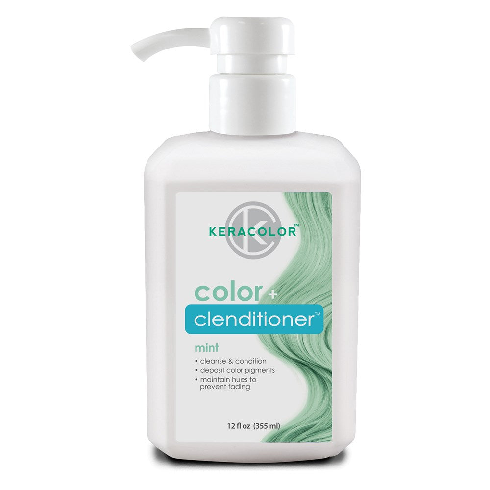 Keracolor Colour + Clenditioner Mint 355ml Colouring Shampoo/Conditioner Keracolor