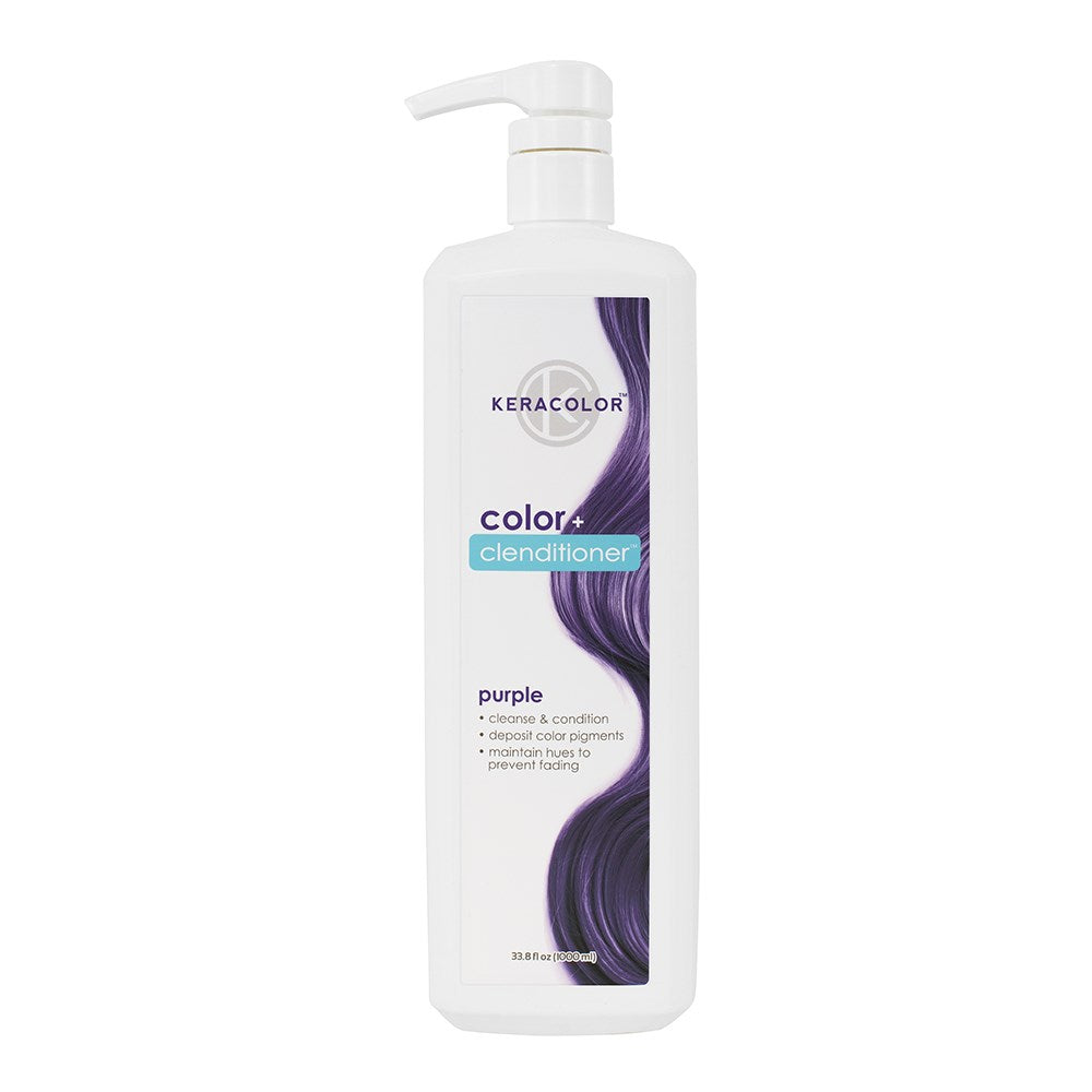 Keracolor Colour + Clenditioner Purple 1L Colouring Shampoo/Conditioner Keracolor