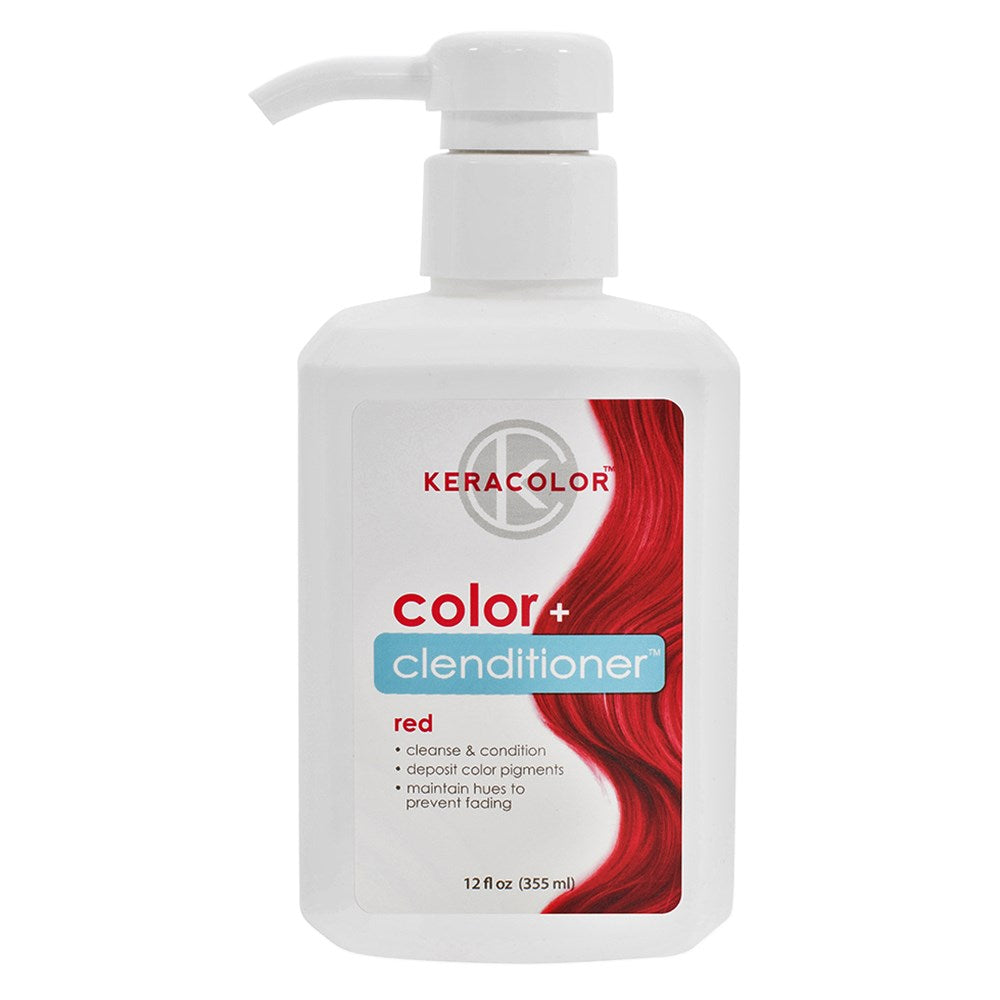 Keracolor Colour + Clenditioner Red 355ml Colouring Shampoo/Conditioner Keracolor