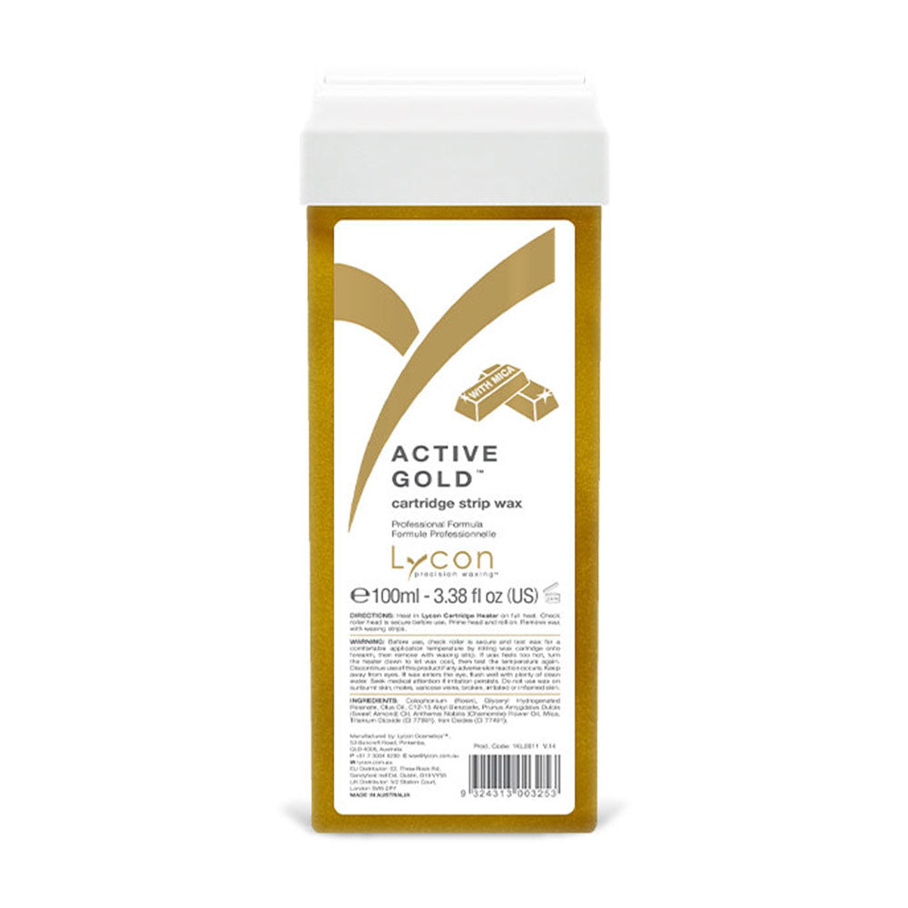 Lycon Active Gold Strip Wax Cartridge 100ml Waxing Lycon