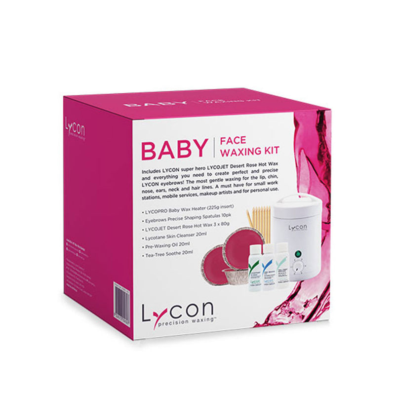 Lycon Baby Face Waxing Kit Packaging
