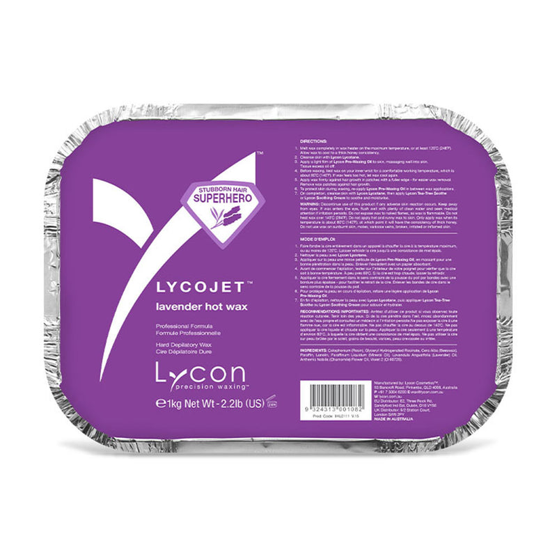 Lycon Lycojet Lavender Hot Wax 1kg