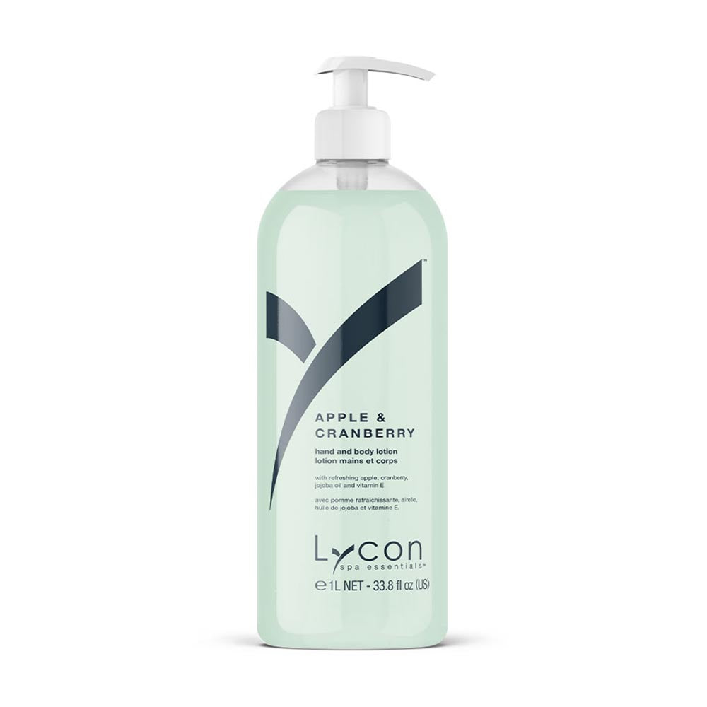 Lycon Apple and Cranberry Hand and Body Lotion 1L Waxing Lycon