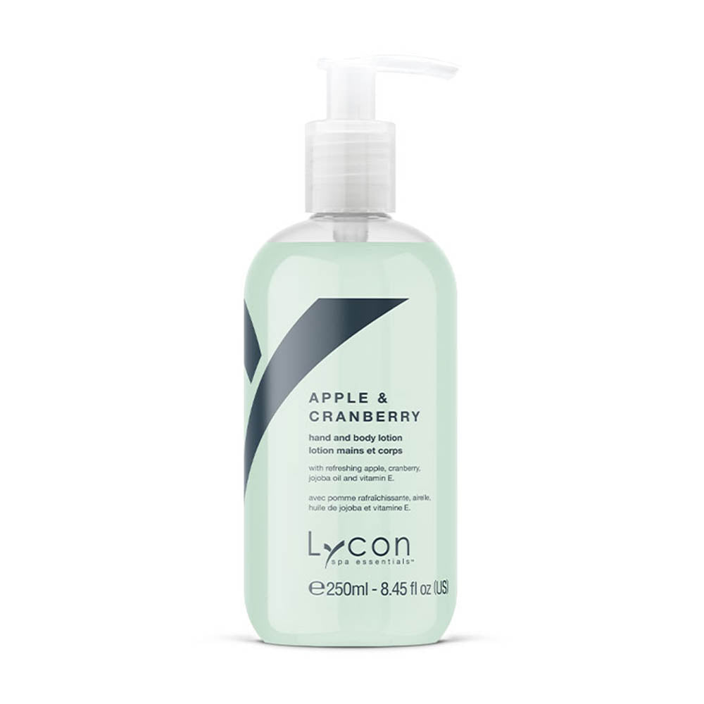 Lycon Apple and Cranberry Hand and Body Lotion 250ml Waxing Lycon